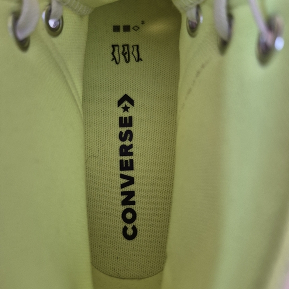 Converse Chuck Taylor Lift Platform Sneakers Volt Glow Yellow Women's Sz 9.5 NEW - Picture 13 of 14